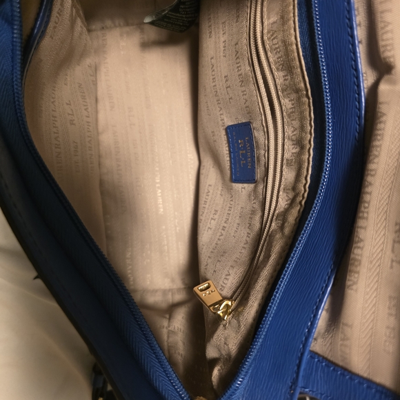Ralph Lauren Vibrant Blue Satchel - Picture 7 of 8